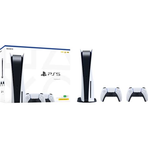 PlayStation 5 Console and Two DualSense Wireless Controllers Bundle | BIG W