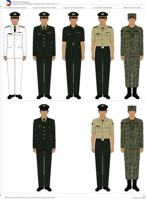 Philippine Army Uniform Png