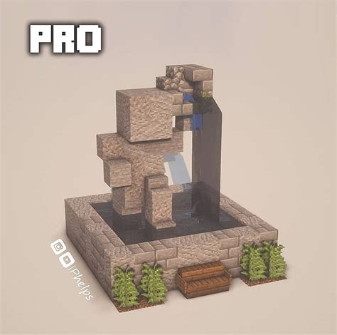 Minecraft Medieval Fountain