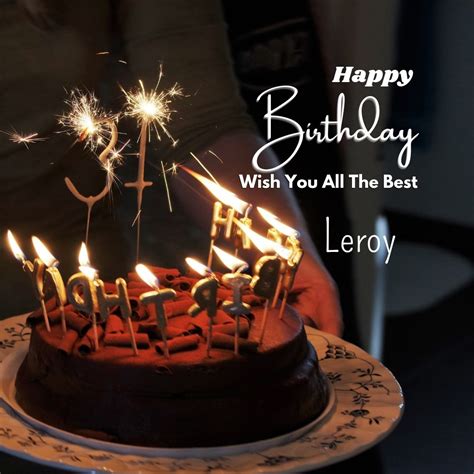 100+ HD Happy Birthday Leroy Cake Images And Shayari