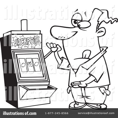 Slot Machine Clipart #1164694 - Illustration by toonaday