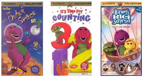 Image - Barney in Outer Space, It's Time for Counting and Barney's Big ...