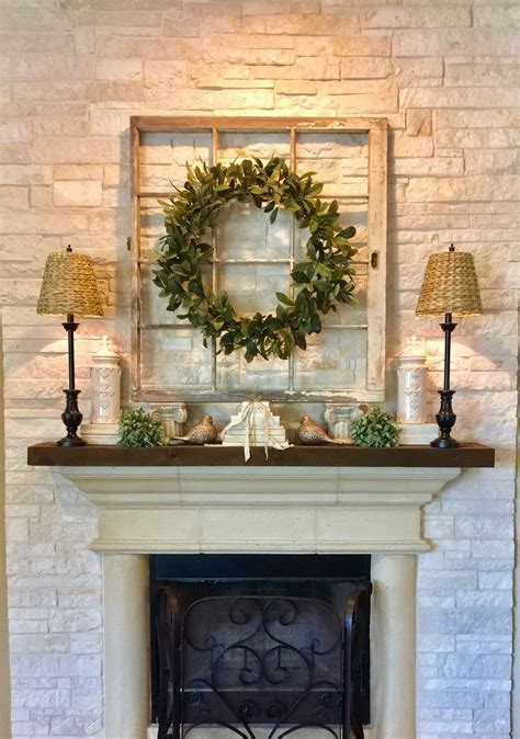 Fireplace mantel decor | Diy christmas mantel, Diy mantel, Diy mantel decor