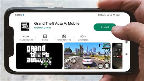 PLAYING GTA 5 MOBILE GAME IN ANDROID | GAME REVIEW - YouTube