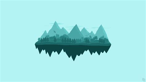 Minimalist Mountain Vector - 4K Ultra HD Wallpaper by ncoll36