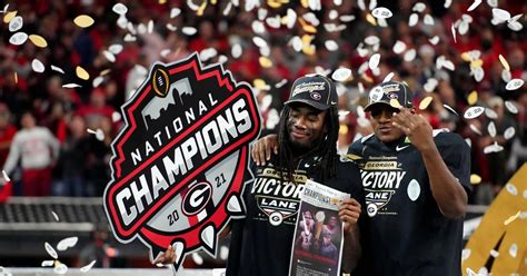 Georgia Bulldogs win first college football national title since 1980 ...