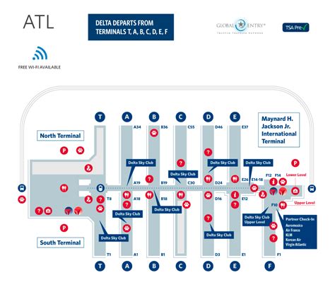 Exploring Atlanta Airport Terminal E Map: A Comprehensive Guide - Map ...