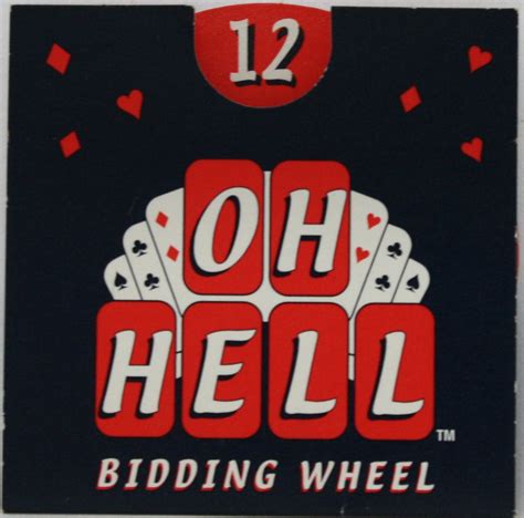 PARTS ONLY – Oh Hell Card Game – (1) Bidding Wheel Only - Team Toyboxes