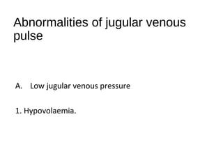 Jugular Venous Pressure (JVP) Jugular Venous Pulse | PPT