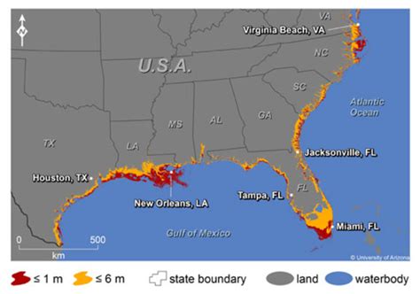 Rising Seas Will Affect Major U.S. Coastal Cities by 2100 | UANews