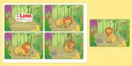 The Lion and the Mouse Story in English - Primary Resource