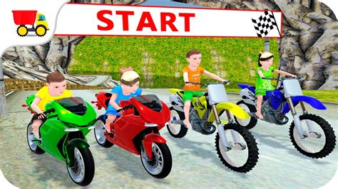 Bike Racing Games - Kids MotorBike Rider Race 2 - Gameplay Android free ...