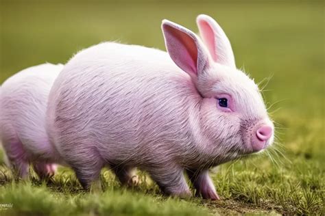 a bunny pig hybrid, hyperrealistic, realistic | Stable Diffusion