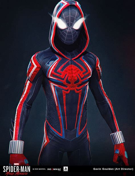 Miles Morales 2099 Suit - Concept by Gavin Goulden | Spiderman, Marvel ...