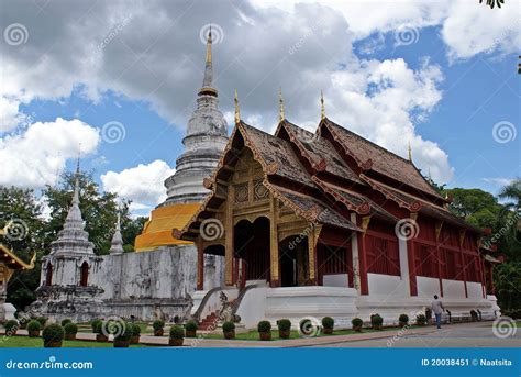 Wat Phra Singh stock image. Image of meditation, asian - 20038451