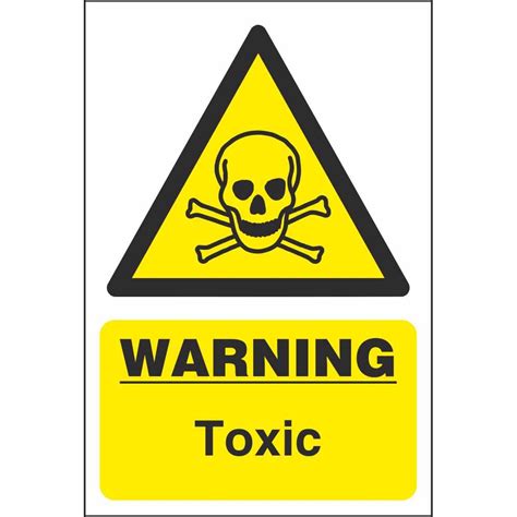 Toxic Chemical Warning Signs | Dangerous Goods Safety Signs Ireland