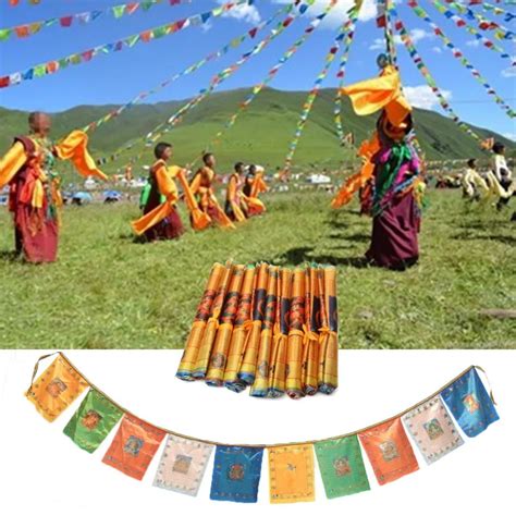 10 Roll Tibetan Buddhist prayer flags For Buddhist Kurukulla Buddha ...