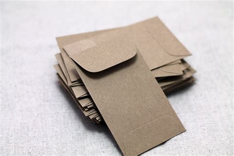 25 Seed Packet Envelopes Mini Kraft Seed Recycled Kraft - Etsy