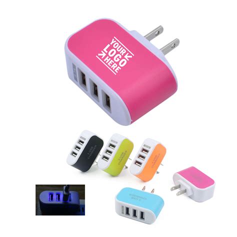 3 USB Port LED Charger,NPJ101,North Promotional