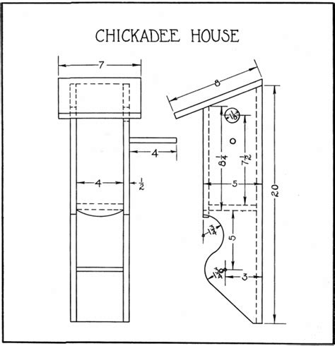 Chickadee Bird House Plans: Adorable Bird Houses to Build