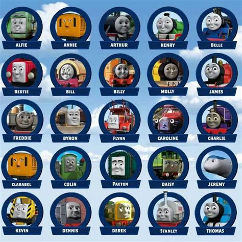 Printable Thomas The Tank Engine Characters