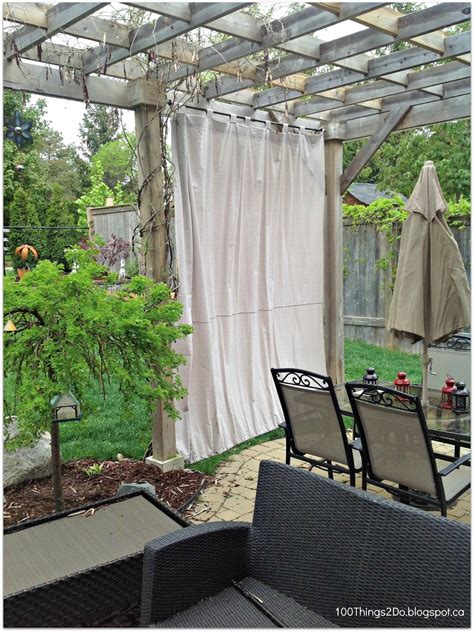 100 Things 2 Do: DIY - Patio Curtains