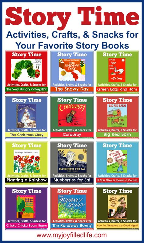 Story Time - Activities, Crafts, & Snacks for Your Favorite Story Books ...