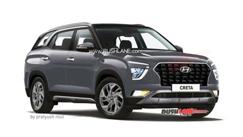 2021 Hyundai Creta 7 Seater SUV For India Rendered - 4 New Colours