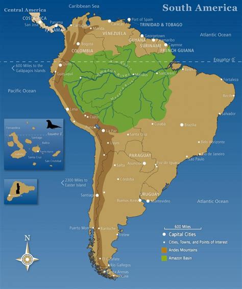 Chile andes mountains map - Map of Chile andes mountains (South America ...