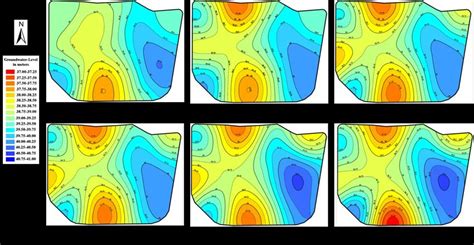 Sample of Groundwater-level generated maps for generated Monitoring ...