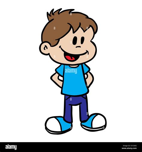 Cartoon boy emotion expression friendly hi-res stock photography and ...