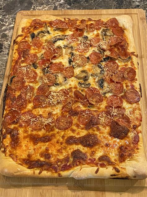 Homemade Sicilian Pizza Recipe - Jim Cooks Food Good!