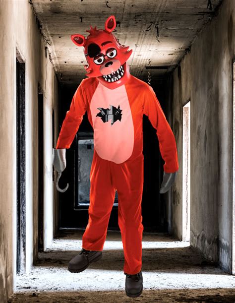 Foxy Costume - The nightmare foxy costume for boys includes a jumpsuit ...