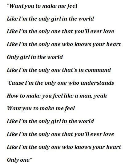 "Only Girl (In the World)" by Rihanna - Song Meanings and Facts