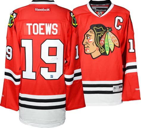 Jonathan Toews Chicago Blackhawks Autographed Red Reebok Premier Jersey ...