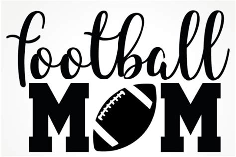 Football Mom SVG File for Cricut and Silhouette, Football Svg, Svg ...