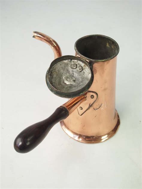 Antique Georgian Copper Coffee Pot