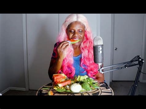 WATERMELON SALAD ASMR EATING SOUNDS - The ASMR Index