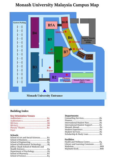 Monash Peninsula Campus Map