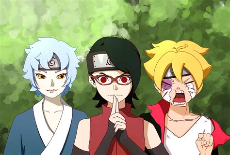 Boruto Sarada Mitsuki Wallpaper Hd Mitsuki Boruto Y Sarada 800x600 ...