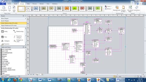 database - Visio ERD cannot fit in A4 - Super User