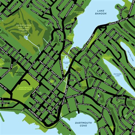 Dartmouth Centre Map Print – Jelly Brothers