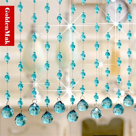 Wholesale Customized Handmade Modern Crystal Beads Curtain / Beaded ...