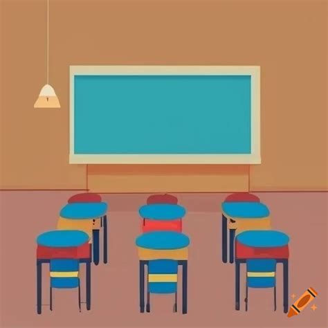 Free Empty Classroom Clipart: Download School Room Illustrations