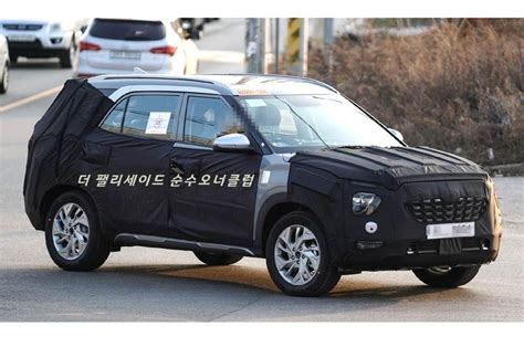 2021 Hyundai Creta 7-seater SUV spotted testing in South Korea ...