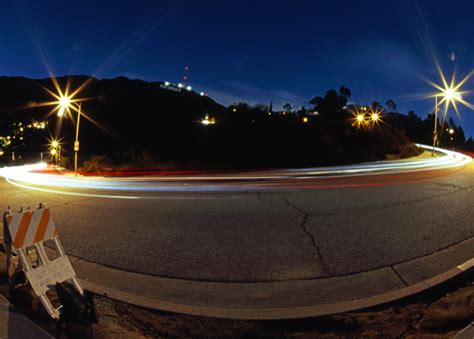 Hollywood Sign Night Photos