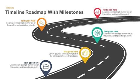 Timeline Roadmap with Milestones PowerPoint Template and Keynote ...