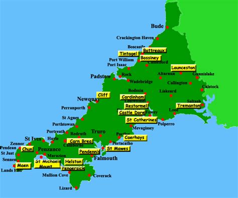 Castles in Cornwall, from Iron Age to today