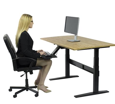 KT2 Ergonomic Under-Desk Adjustable Height Angle Sit to Stand Up ...