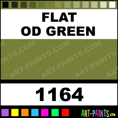 Flat Od Green Model Metal Paints and Metallic Paints - 1164 - Flat Od ...